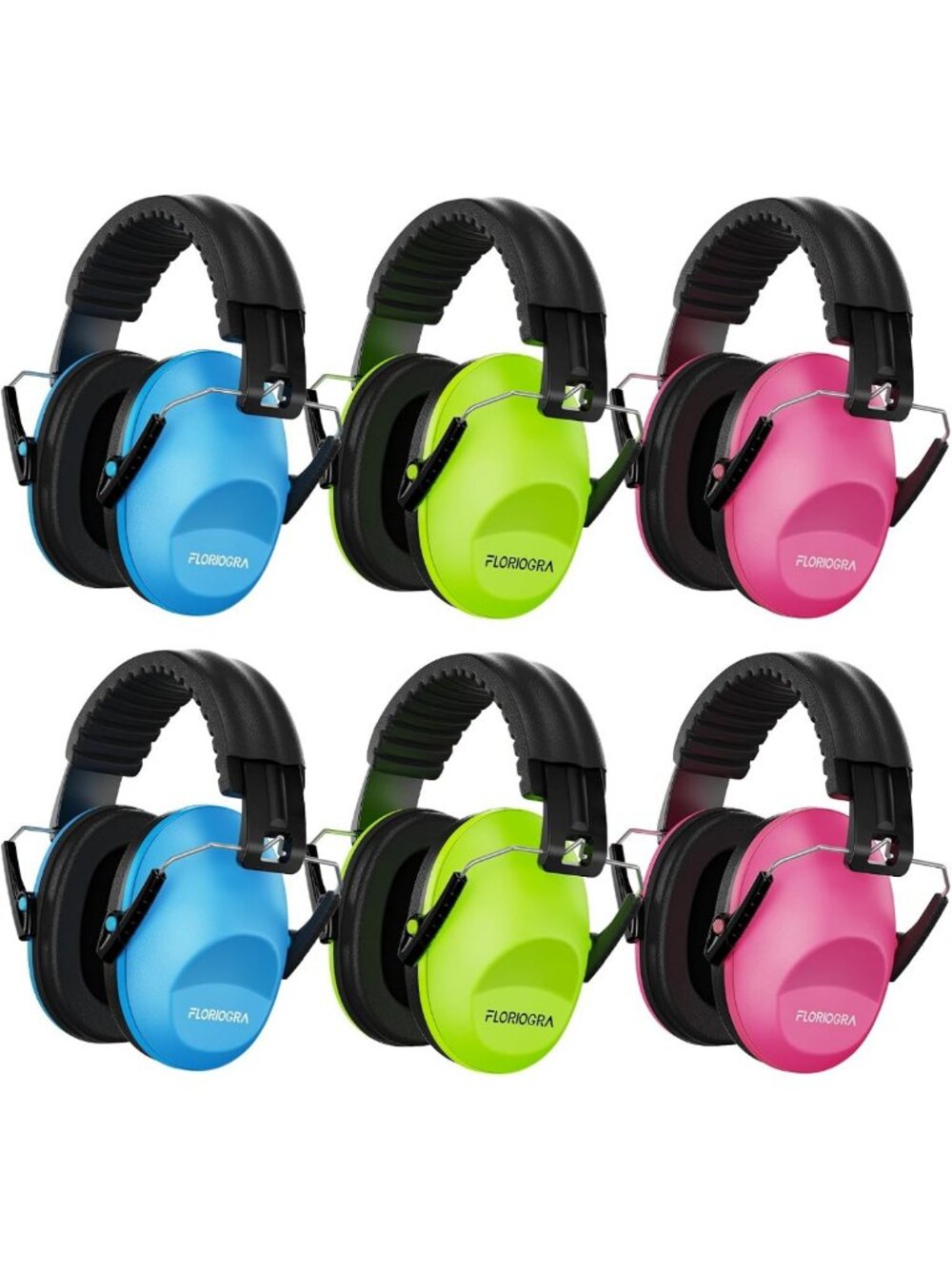 6 Pack Kids Noise Cancelling Headphones | Toddler Ear Muffs for Quiet Time